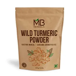 MB Herbals Wild Turmeric Powder 227g | Kasthuri Manjal | Kasturi Manjal | No Preservatives | No Additives | Non GMO | For Radiant Glowing Youthful Skin