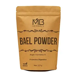 MB Herbals Bael Powder | Bilva Powder 227 g | Aegle marmelos Fr.