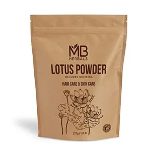 MB Herbals Lotus Powder 227g | Hair Care | Skin Care | FOR EXTERNAL USE ONLY