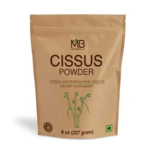MB Herbals Cissus Powder 227g | Hadjod | Ashtisamharika | Pirandai | Joints and Bones