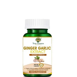Heera Ayurvedic Research Foundation Ginger Garlic Extract 60 PCS. Veg Capsule (500 mg)
