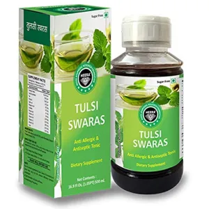 Heera Ayurvedic Research Foundation Tulsi immunity booster ayurvedic natural juice 500 ml - Pure and Fresh