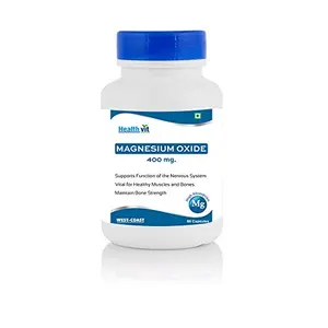 Healthvit Magnesium Oxide 400 mg - 60 Capsules