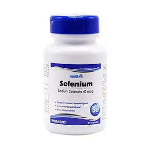 Healthvit Sodium Selenite Selenium 40 mcg 60 Capsules