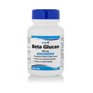 Healthvit Beta Glucan 250mg (60% Beta Glucan) 60 Capsules