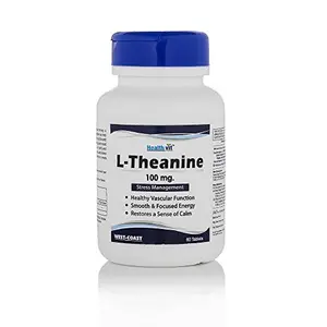 Healthvit L-Theanine 100 mg 60 Tablets Stress Management