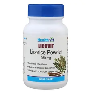 Healthvit Licovit - 250 mg (60 Capsules Licorice Powder)