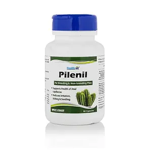 Healthvit Pilenil 60 Capsules For Bleeding & Non-bleeding Piles