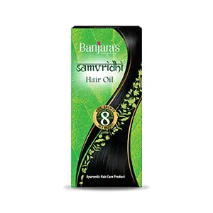 Banjara's Samvridhi Hair Oil | 125ml Promotes Hair Growth | Reduces Hair fall | Makes Hair Stronger Thicker & Longer (Pack of 1)
