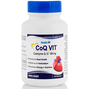 Healthvit High Absorption Co-Qvit Coenzyme Q10 100mg 60 Capsules
