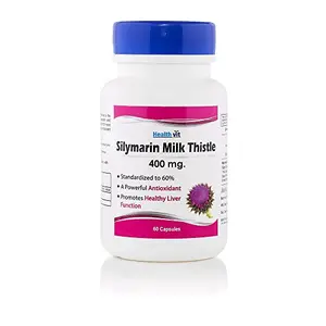 Healthvit Silymarin Milk Thistle Standardized for Liver Function â400mgâ â60 Capsules