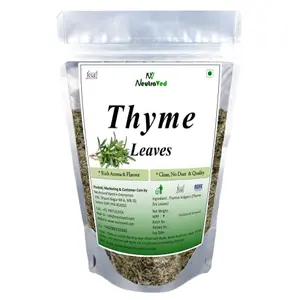 NeutraVed Thyme Leaves | Use For Thyme Herb Seasoning & Herbal Thyme Tea | Dried Ground Thyme Like Fresh Thyme - 40g
