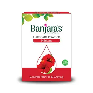 Banjara's Hibiscus Flower Powder for Hair | 100% Natural & Herbal | - 100 Grams Hair Pack