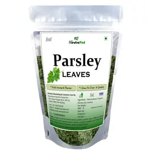 NeutraVed Parsley Dried Leaves/Herb /Tea/Leaves for Seasoning Stuffing and Cooking with No preservatives and additives - 30Gm