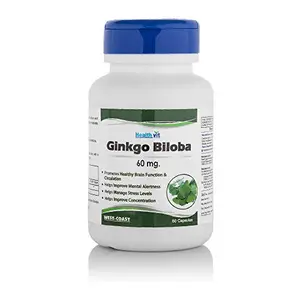HealthVit Ginkgo Biloba 60mg. 60 Capsules