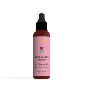 Auravedic Rose Water Toner. Rose Water Spray For Face. Face Toner For Glowing Skin with Rose Water For Face. Gulab Jal Face Toner For Pores Tightening 100ml