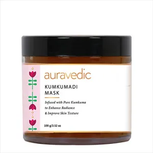 AURAVEDIC Kumkumadi Mask. Detan Face Pack With Kumkumadi Tailam For Glowing Skin Face Pack For Women/Men 100 Gm