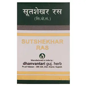 Dhanvantari Sut Shekhar Ras S.Y. - 20 Tablet