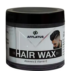 Afflatus Stylish Hair Wax for Man || Easy-to-Wash Strong Hold & Shiny Wet Look - 100gm