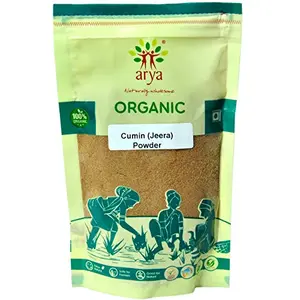 Arya Farm Certified Organic Jeera Powder ( Cumin Seeds Powder ) 100g Produced and Processed Without Chemicals and Pesticides 100g