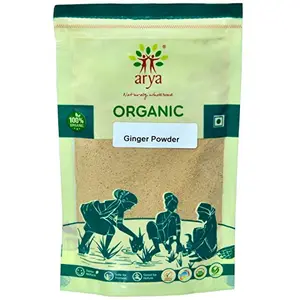 Arya Farm Certified Organic Edible Ginger Powder ( Organic Adrak Saunth Sonth Sukku ) 50g