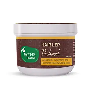 Mother Sparsh Dashmool Hair Lep Powder - Pre Shampoo Hair Mask | Made with Dashmool & Curry Leaves | Helps Control Hair Fall and Strengthen Roots - 100% Ayurvedic Hair Mask 100g