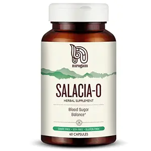 Salacia Oblonga Capsules 60 Capsules per bottle I Blood Sugar & Cholesterol Management I Blood Sugar Supplement | Natural Salacia Plant Extracts I Safe ingredients