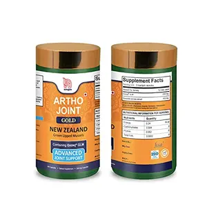 Nirogam Arthojoint Gold for Arthritis Mobility and Joint Support (Green lipped Mussel Extract)