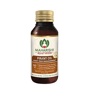 Maharishi Ayurveda Pirant Oil- Ayurvedic Massage Oil for Joint and Muscle Pain Relief