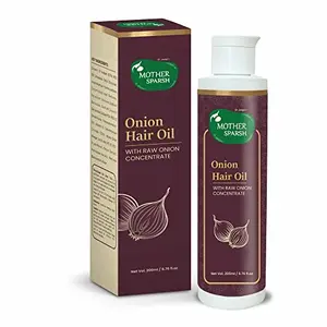 Mother Sparsh Onion Hair Oil With Raw Onion Concentrate 200ml