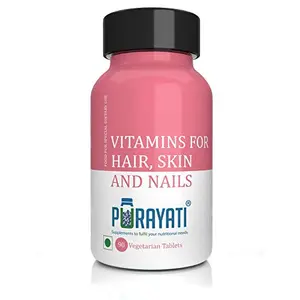 Purayati- Multivitamins for Men and Women (90 vegetarian tablets) | For Hair Skin and Nails | Infused with Biotin | Daily Multivitamin