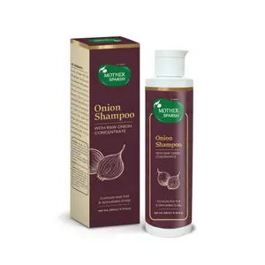 Mother Sparsh Onion Hair Shampoo With Raw Onion Concentrates & Blackseed Oil 200ml