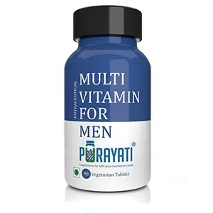 Purayati- Multivitamin for Men (90 vegetarian tablets) | With 23 Vital Nutrients | Boosts Immunity | Provides Stamina and Vitality | Multivitamin for Men Bodybuilding