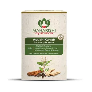 Maharishi Ayurveda Ayush Kwath Powder | Kwath Kadha | Immunity Booster Ayurvedic Recipe With Goodness Of Tulsi Kali Mirch Sunthi and Dalchini (Pack 1)