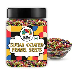 Mr. Merchant Sugar Coated Fennel Seeds (300 gm (Jar Pack ))