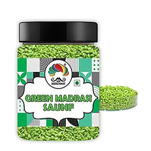 Mr. Merchant Green Madrasi Saunf (300 gm (Jar Pack ))