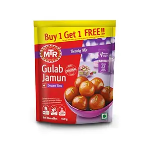 MTR Gulab Jamun Mix 160 g with Buy 1 Get 1 Free