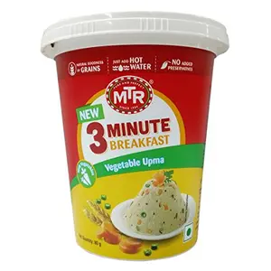 MTR Vegetable Upma - 3 Minute Breakfast 80g Cup