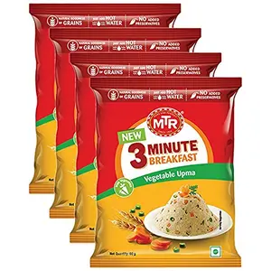 MTR Vegetable Upma 60g (Buy 2 Get 2 4 Pieces) Promo Pack