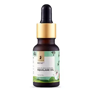 Pilgrim Squalane Oil for face | 100% Pure & Natural Squalane (Plant) Oil | Squalane Face Oil for supple firm glowing skin and light moisturization | Non-greasy & non-comedogenic | 15 ml