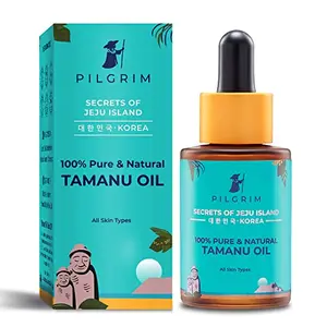 Pilgrim 100% Pure & Natural Tamanu Oil for for Acne Scars Stretch Marks Razor Burn & Ingrown Hair | Korean Skincare | For All Skin Types | SLSParaben-Free | For Men & Women | 30ml