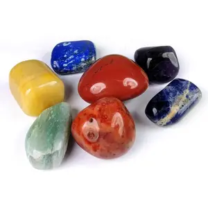 Reiki Crystal Products Renal Tumble Stone Kit for Reiki Healing and Vastu Correction and Increase Creativity Not Dyed Charged by Reiki Grand Master & Vastu Expert