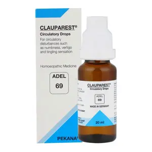 Adel -69 CLAUPAREST- Circulatory Drops (20 ml)