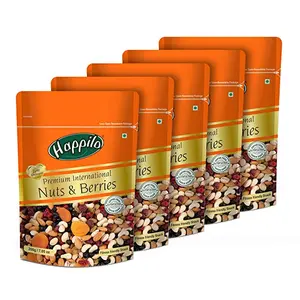 Happilo Premium International Nuts and Berries 200g (Pack of 5)