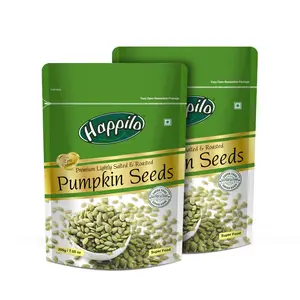Happilo Premium Roasted and Lightly Salted Pumpkin Seeds 200g (Pack of 2)