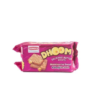 SOBISCO Dhoom Delicious Butter Biscuits Makhhan ka swad Kalonji ke sath (76g) (Pack of 20)