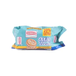 SOBISCO Milk Treat Sandwich Cream Biscuits tasty and healthy (36g) (Pack of 48)
