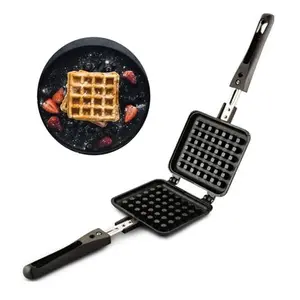 Dynore Non Stick Heavy Quality Waffle Maker Machine With Comfortable Handle For Kitchen Gas Stove.
