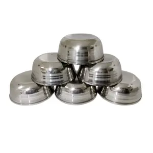 Dynore 6 pcs Stainless Steel Daal/Soup Bowls
