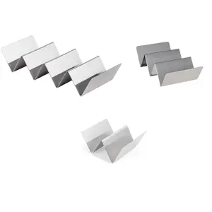 Dynore Stainless Steel Taco Holder 1/2, 2/3, 3/4- Set of 3